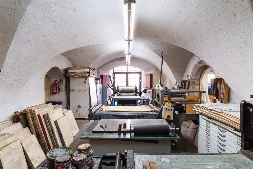 Grafische Werkstatt im Traklhaus Raum 1