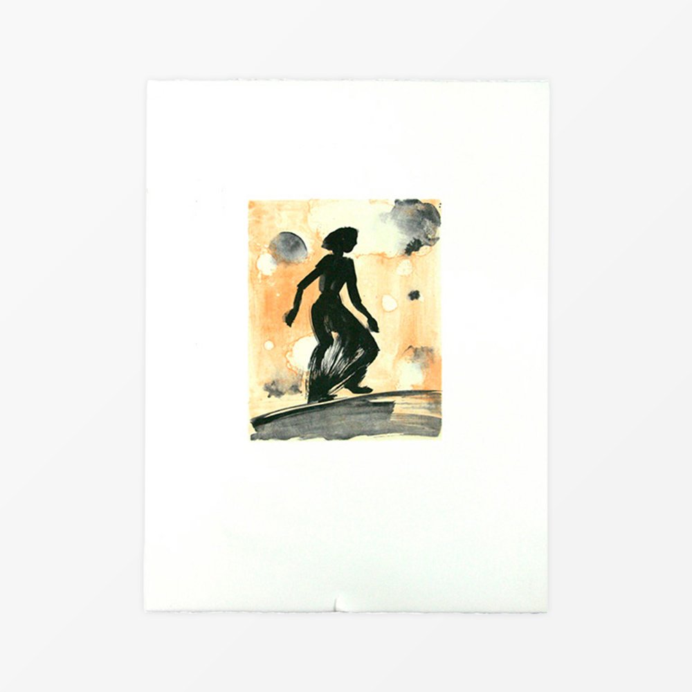 Mohamed Abla - Lithografie auf BFK Rives Bütten