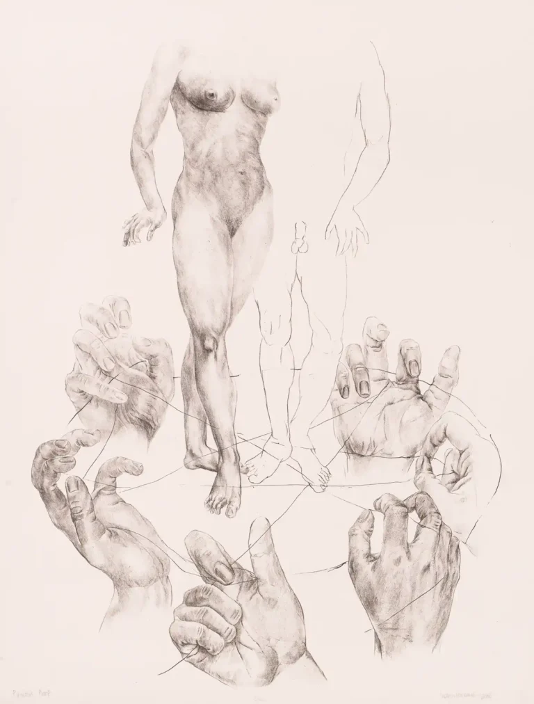 Lithografie 'All aboute Eve' von Judy Woodborne (a0441-c0030)