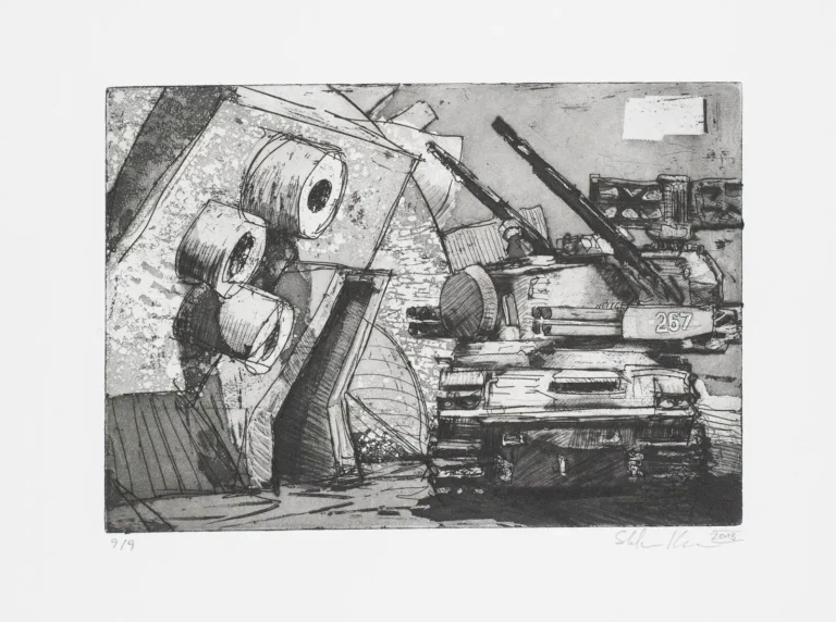Tiefdruck 'Ohne Titel' aus der Serie '12 Apostel' von Stefan Kreiger (a1515-c0057)