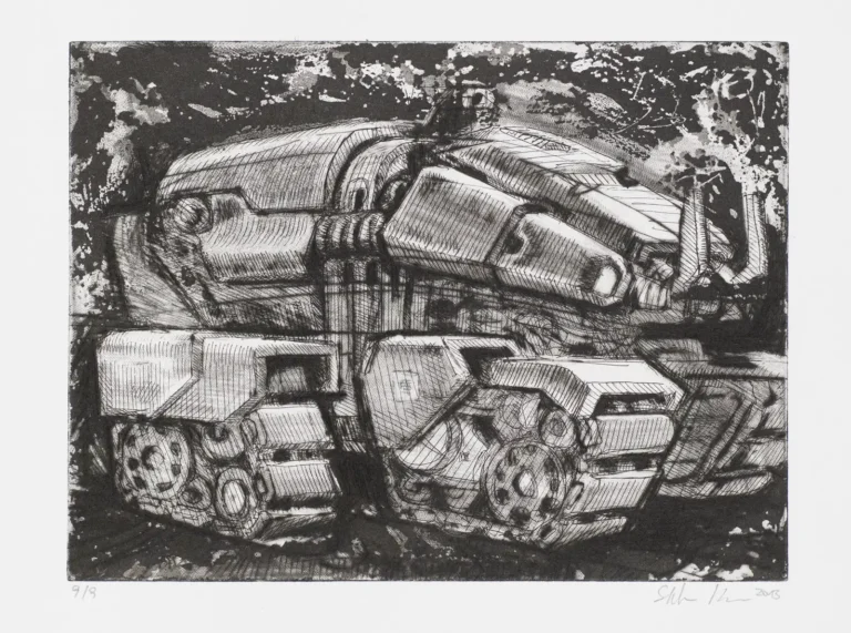 Tiefdruck 'Ohne Titel' aus der Serie '12 Apostel' von Stefan Kreiger (a1520-c0058)