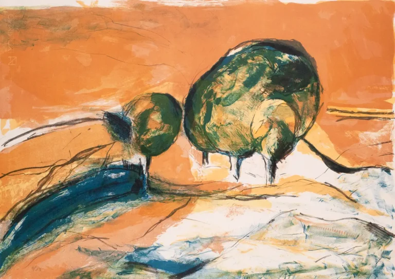 Lithografie 'Kamares' von Trudy Ouboter (a0255-c0062)
