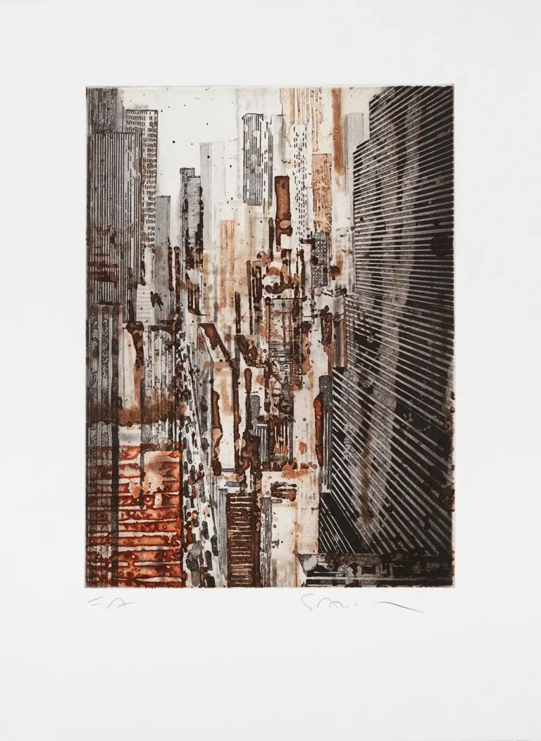 Tiefdruck 'N.Y.,N.Y., 76. Strasse' aus der Serie '50+' von Gottfried Salzmann (a1530-c0020)